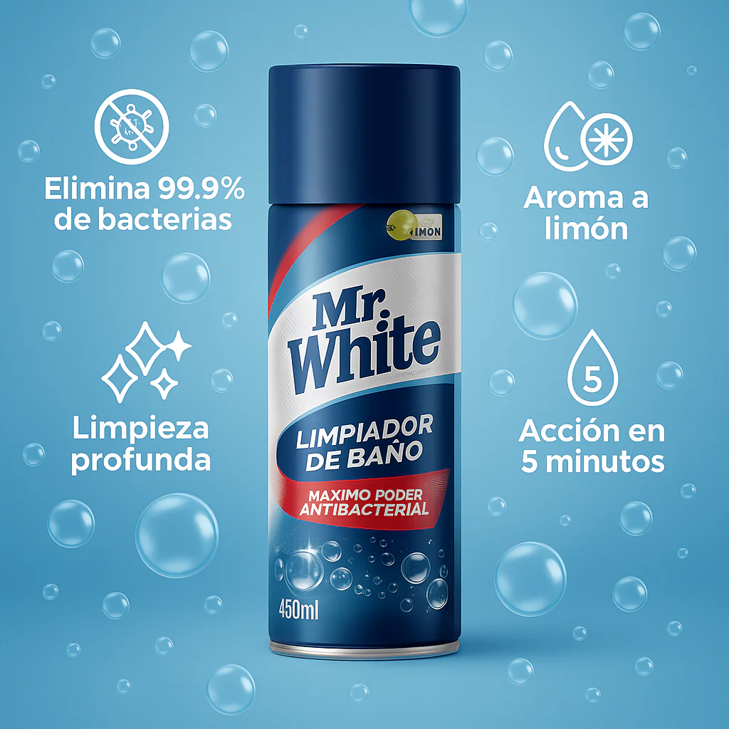 Mr. White – Limpiador de Baño Antibacterial